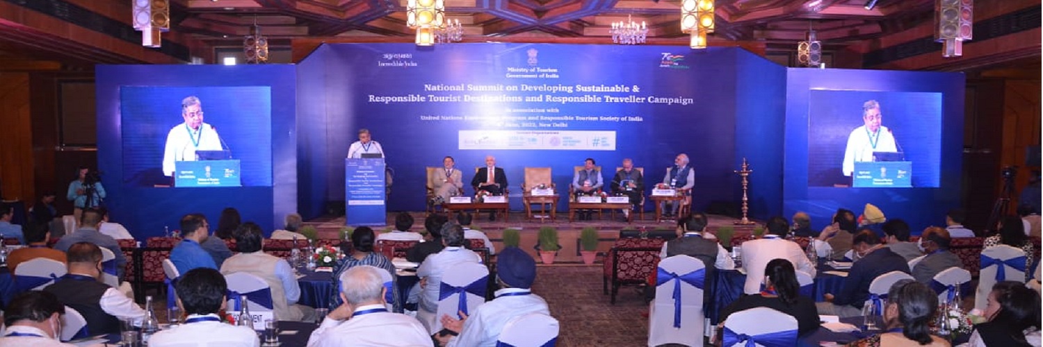 Shri Arvind Singh, Secretary, Ministry of Tourism, addressed the gathering by highlighting the opportunity to reimagine the future of tourism towards more sustainable, inclusive and resilient tourism.