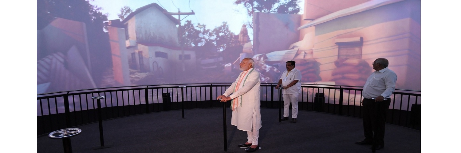 Hon'ble PM at the ‘Smriti Van Memorial’, in Bhuj, Gujarat on August 28, 2022.