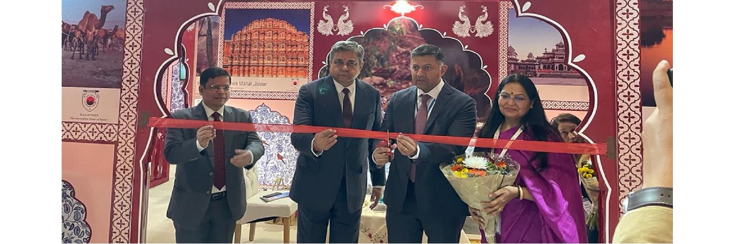 Secretary Tourism and High Commissioner of India to UK inaugurate the Indian Pavilion at WTM2022