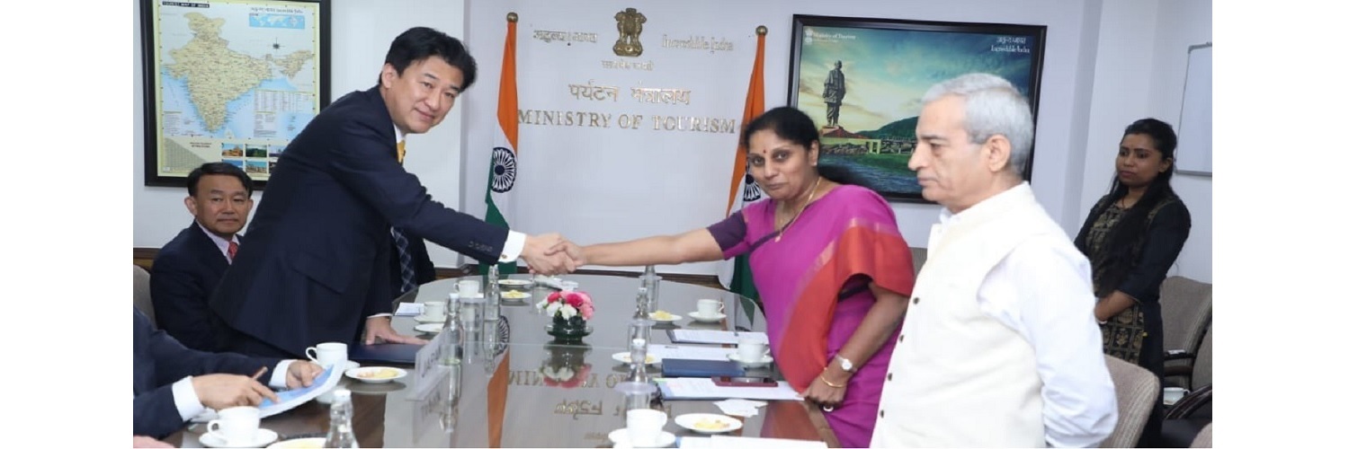 travel and tourism jobs in government Smt. V. Vidyavathi, Secretary, Ministry of Tourism, presided over a meeting with a Japanese delegation from the National Diet of Japan.