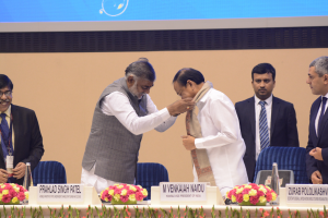 The World Tourism Day celebration & National Tourism Awards function was organized in New Delhi on 27 Sept, 2019. Hon’ble Vice President of India was the Chief Guest at the event, which was presided over by Hon’ble Tourism Minister of India in the presenc