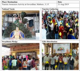 Tourist Awareness Activity at Goverdhan, Mathura, UP