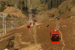 Mountain cable car-Gulmarg-J&K