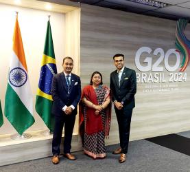 Ministry of Tourism participated in the 3rd Tourism Working Group Meeting held in connection with the G20 Presidency of Brazil, at Rio de Janerio.
