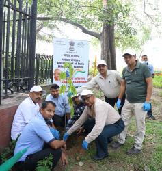 Swachhta and Plantation Drive on 17th October, 2025 in and around transport Bhawan, New Delhi as part of on going Swachhta Campaign - 2nd to 31st October, 2025