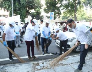 Cleanliness Drive organized under Swachhta Hi Seva Campaign with Nobel theme: "Ek Din, Ek Ghanta, Ek Saath" by Ministry of Tourism, Govt. of India on 25th September 2025 at IHM Pusa, New Delhi.
