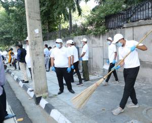 Cleanliness Drive organized under Swachhta Hi Seva Campaign with Nobel theme: "Ek Din, Ek Ghanta, Ek Saath" by Ministry of Tourism, Govt. of India on 25th September 2025 at IHM Pusa, New Delhi.