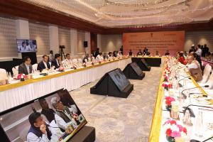 Hon’ble Tourism Minister Shri Gajendra Singh Shekhawat chaired consultation meetings with tourism stakeholders and industry representatives at Bharat Mandapam on 18.03.2026