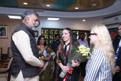 Ms. Zarina Doguzova, Head of the Federal Agency for Tourism, Russia, called on Hon'ble Union Minister of State for Tourism and Culture (I/C) Shri Prahlad Singh Patel on 10.07.2019