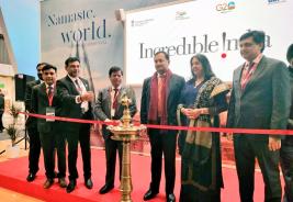 Inaguration of Incredible India Pavilion at FITUR 2023  in Madrid by Dinesh  Patnaik, India’s ambassador to Spain in presence of Sh. Rakesh Verma, Additional Secretary, Ministry of Tourism
