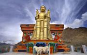 Maitreya-Buddha-Statue-at-Likir-Gompa