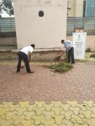 Cleanliness activity at C-1,Hutments