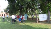 Cleanliness activity at Safdurjung Fort
