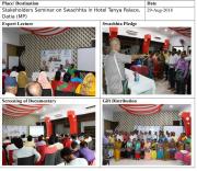 Stakeholders seminar on Swachhta in Taj Inn Hotel, Agra