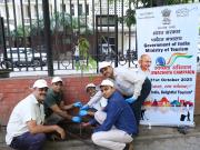 Swachhta and Plantation Drive on 17th October, 2025 in and around transport Bhawan, New Delhi as part of on going Swachhta Campaign - 2nd to 31st October, 2025